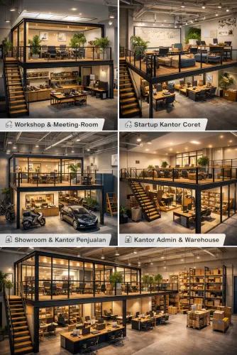 Mezzanine Ruang Kantor di Jatiuwung